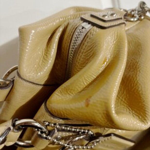 Vintage Coach Patent Leather Satchel Handbag - Picture 4 of 5